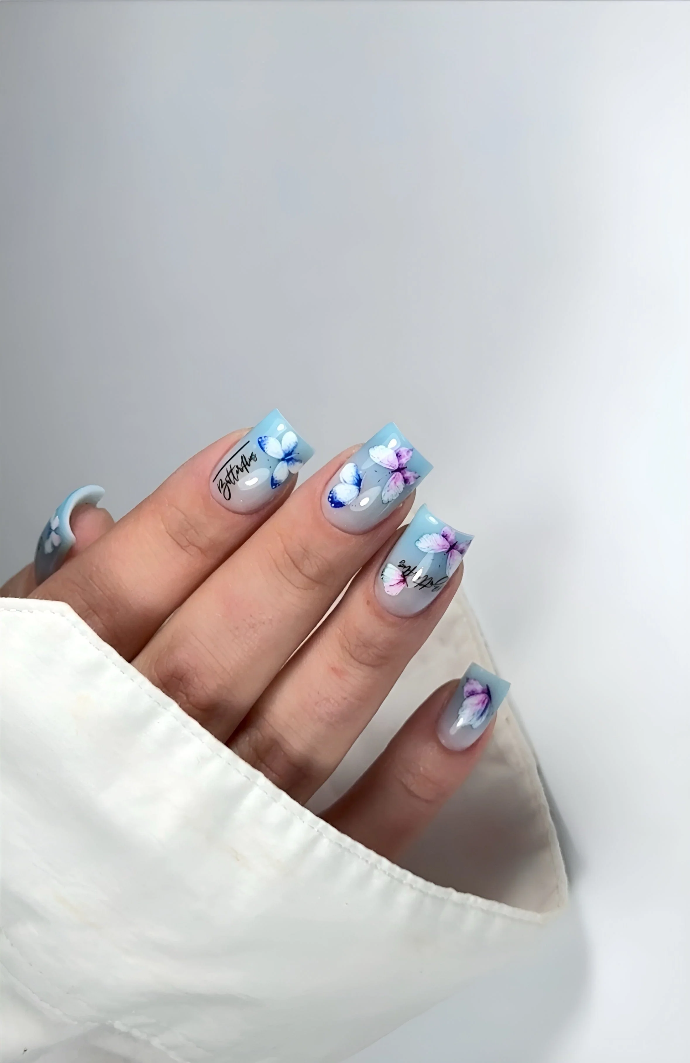 CW-160 / Nail Decal 2D/ Butterfly/ Butterflies/ Spring - Image 3